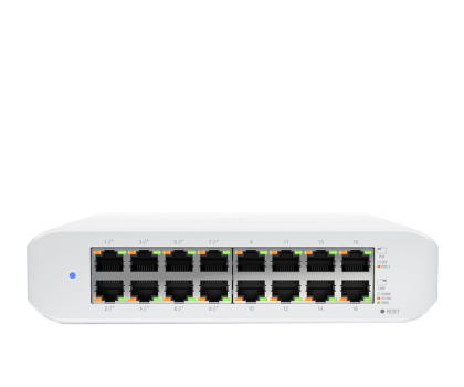 Switch UBIQUITI 16xGbE 8xPoE USW-Lite-16-POE